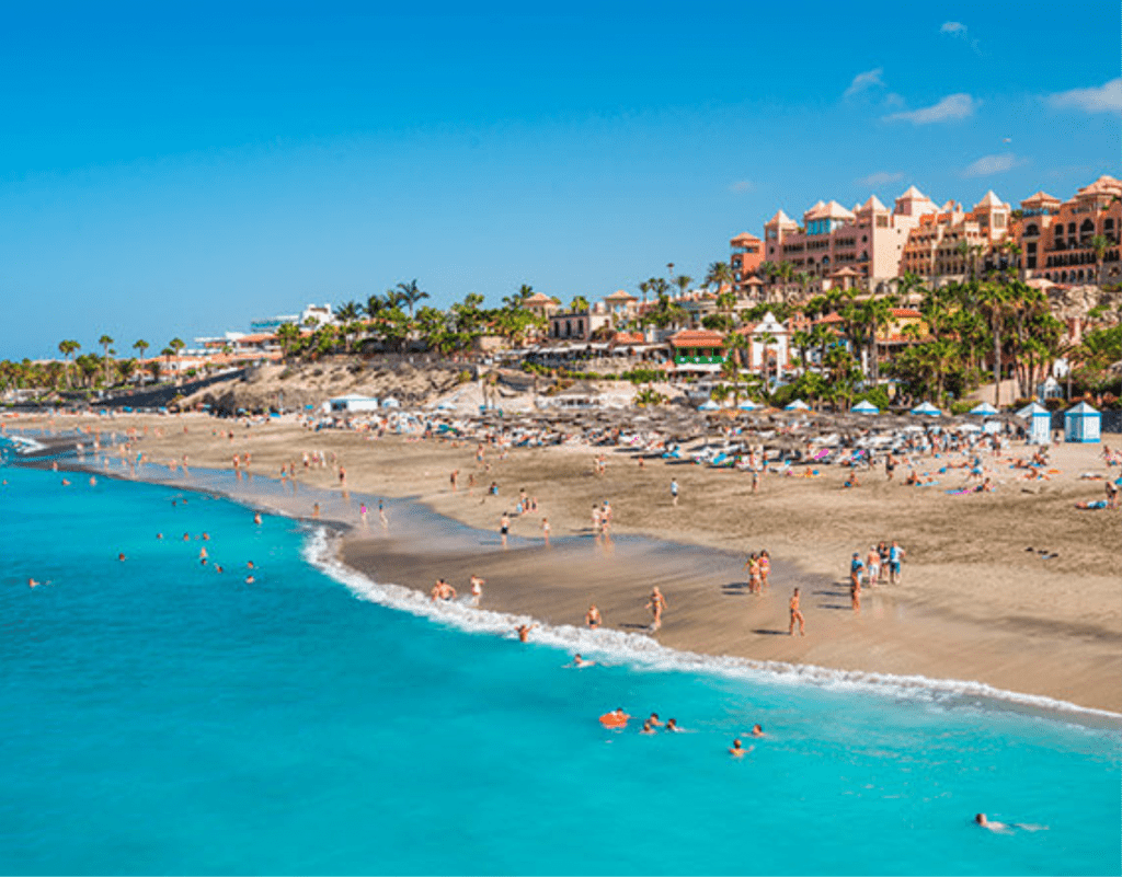 playa del duque en adeje tenerife sur