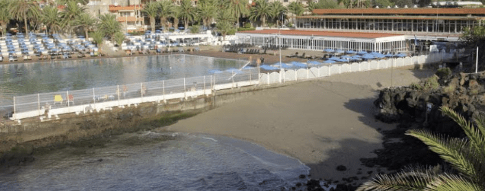 Playa de Las Ballenas en Costa del Silencio (Arona)