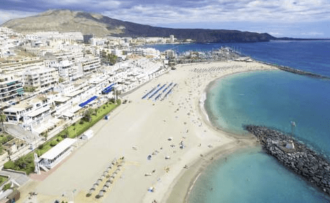 playa de las vista en los cristianos