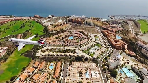 tenerife sur desde el aire