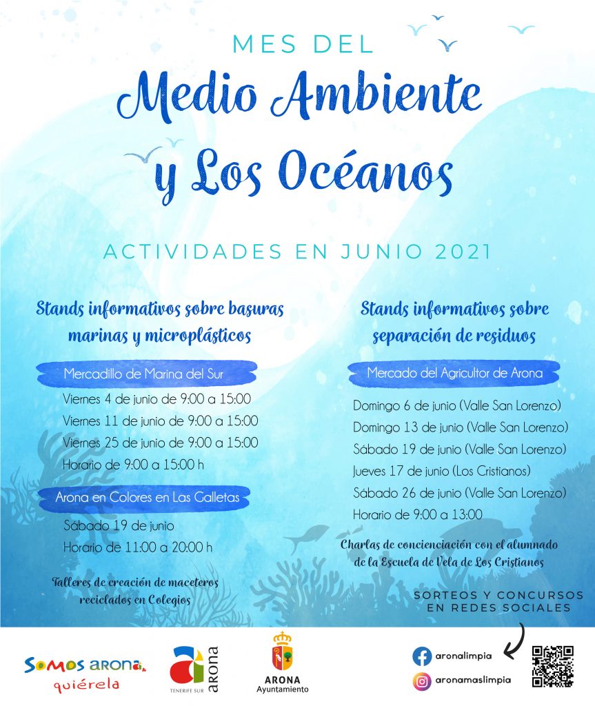 CARTEL MES DEL MEDIO AMBIENTE Y LOS OCÉANOS 2021