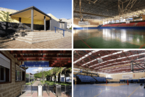 pabellon futbol y baloncesto los cristianos