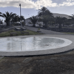 charco o fuente del parque infantil de los cristianos tenerife sur